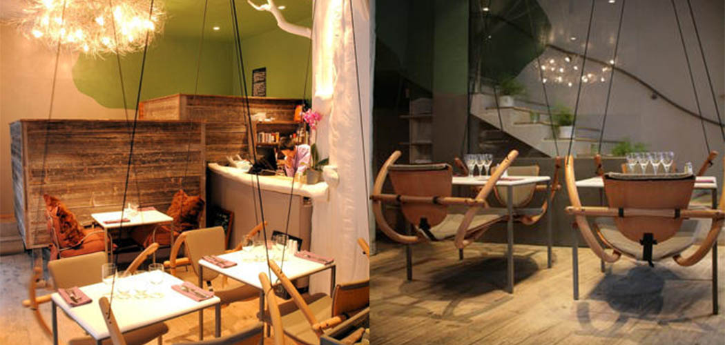 Restaurant in Paris perched on a tree