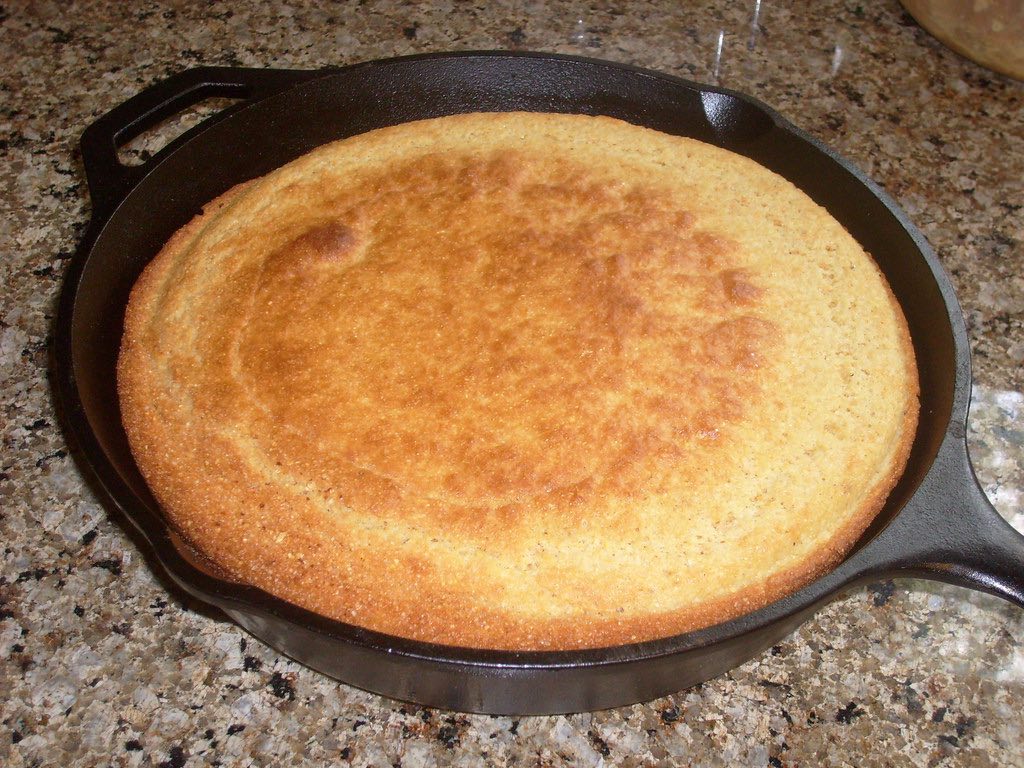 The cornbread's recipe