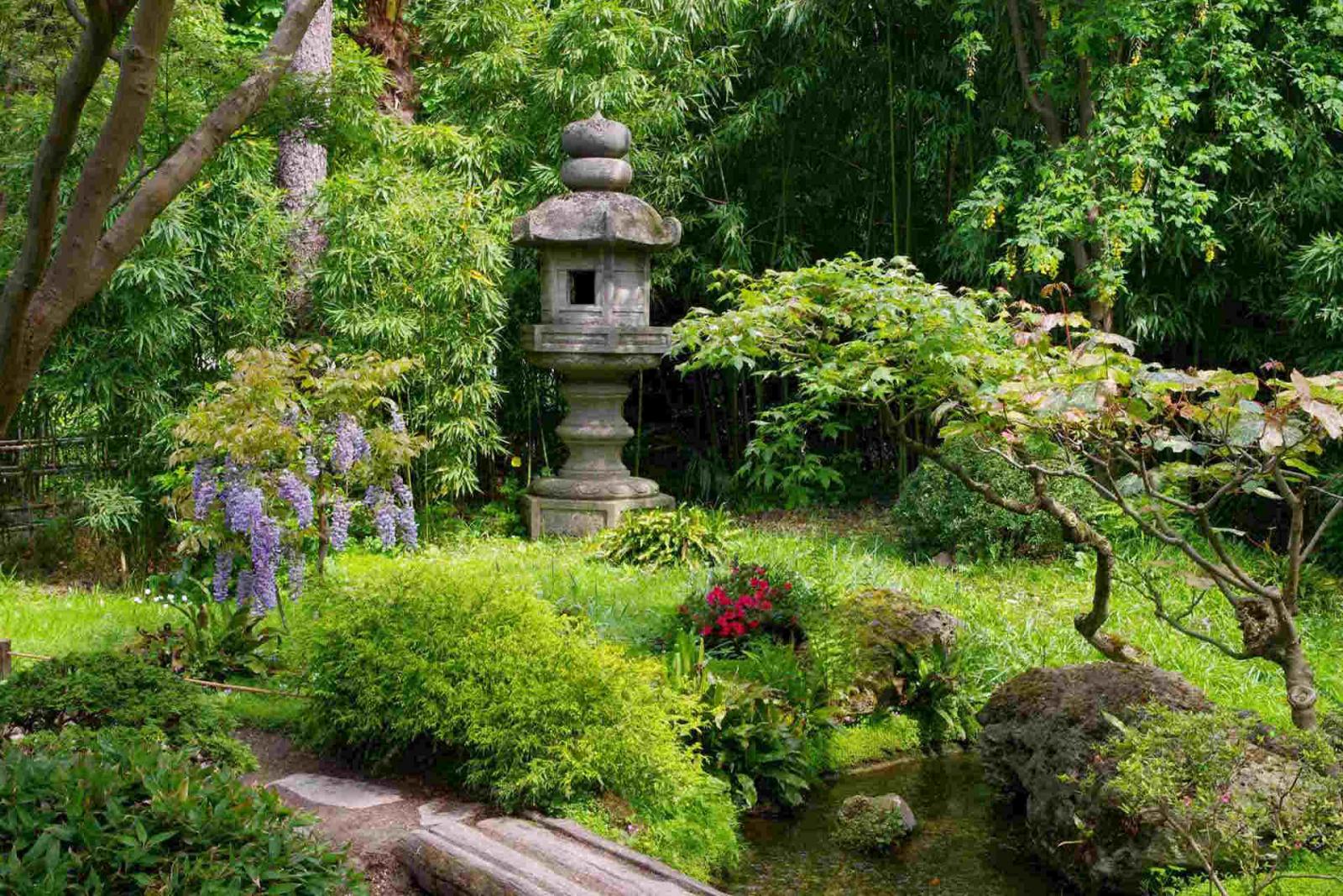 Asiatic gardens at museum Albert Kahn